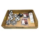 Lot, assorted turret press heads, dies including