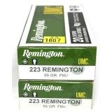 x2- Boxes of .223 REM 55-grain FMJ Remington