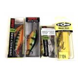 Lot: 4 assorted new lures in boxes, 3- Rapala