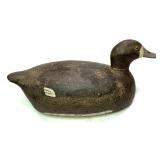 Primitive wooden carved duck decoy
