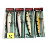 Lot: 4 New Rapala Lures in boxes