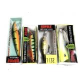 Lot: 4 New Rapala Lures in boxes