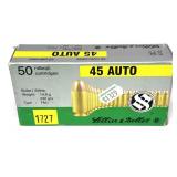 Box of .45 ACP- 230-grain FMJ Selliot & Bellot