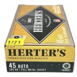 Box of .45 Auto 230-grain Herter