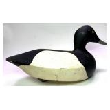 Skip Simmons Bluebill wooden carved duck decoy