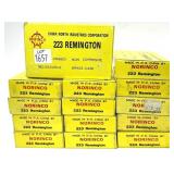 280 Rds. of .223 REM. FMJ Norinco cartridges-