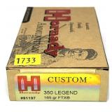 Box of 350 Legend 165-grain FTX Hornady