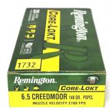 Box of 6.5 Creedmoor 140-grain PSPCL Remington