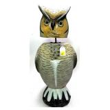 Owl Decoy with rotating dead