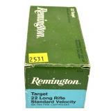 Remington .22 Target cartridges, 500 Rds.