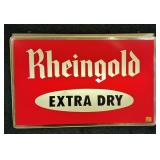 Rheingold Extra Dry light up sign, 13.5" x 20"