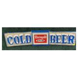 Cold Beer - Rheingold Extra Dry Signs, 8x33"