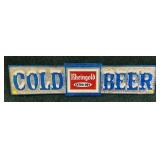Cold Beer - Rheingold Extra Dry Signs, 8x33"