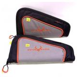 Lot: 2- Evolution soft pistol cases - 12"
