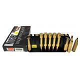 Lot, 6 Rds. Nosler .26 Nosler and 12 Rds. brass