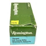 Remington .22 LR Target cartridges, 500 Rounds
