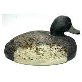 Early Bluebill Duck decoy, cork body