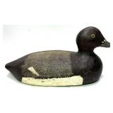 Early Red Head wooden carved duck decoy