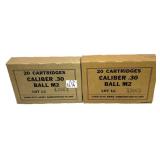 x2 Boxes of .30cal. Ball M2- Lake City Army
