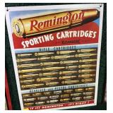 Remington Tin sign, 16" x 12.5"