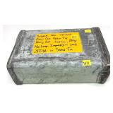 Spam can of 7.62 x 54R Bulgarian brass case yellow