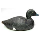 Bluebill/ Scaup wooden carved duck decoy