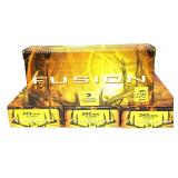 x4- Boxes of .243 WIN 95-grain Fusion cartridges,