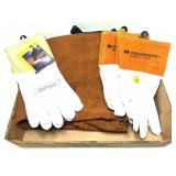 Lot: 3 pairs of New welding gloves and welding