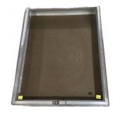 Glass top display case, with keys