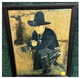 William Boyd as Hopalong Cassidy framed print -