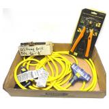 Lot: Utilitech 3 head extension cord, heavy duty
