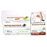 x2- Boxes of .40 S&W 165-grain Winchester FMJ