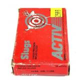 5 Rds. Activ 12 Ga. slugs