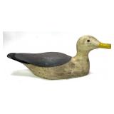 Primitive Seagull wooden carved decoy