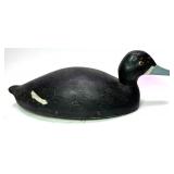 Bluebill wooden carved duck decoy, Toronto