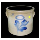 Burger, Rochester #2 stoneware crock with