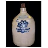 Burger, Rochester NY #2 stoneware jug