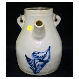 Stoneware batter jug 9 3/4" H with bail
