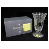 Waterford crystal  penrose vase, 8.5" H with box