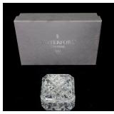 Waterford Society enrollment box - square crystal