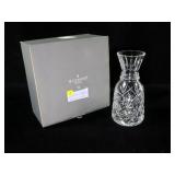 Waterford crystal water carafe, 9" H with box