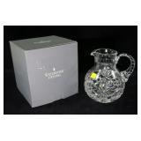Waterford crystal pitcher, 7 1/2" H with box