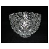 Waterford crystal pedestal bowl, 9" with box,