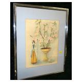 Watercolor "Spring Bloom" by Irma H. Polley,