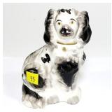 Staffordshire type dog, 6" H