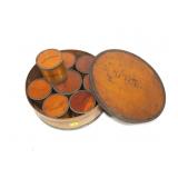 Spice box, 9" with 8 individual boxes inside