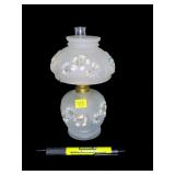 Cosmos kerosene lamp, 8 1/2" H