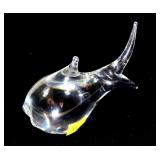 Spode signed Art Glass fish, 5" Long