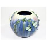 Ephraim Pottery vase, Snowberry pattern, 5 1/2" H,