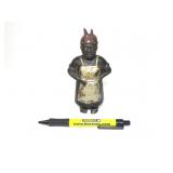 Aunt Jemima cast iron bank, 6" H